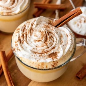 Pumpkin Spice Latte w/cinnamon stick