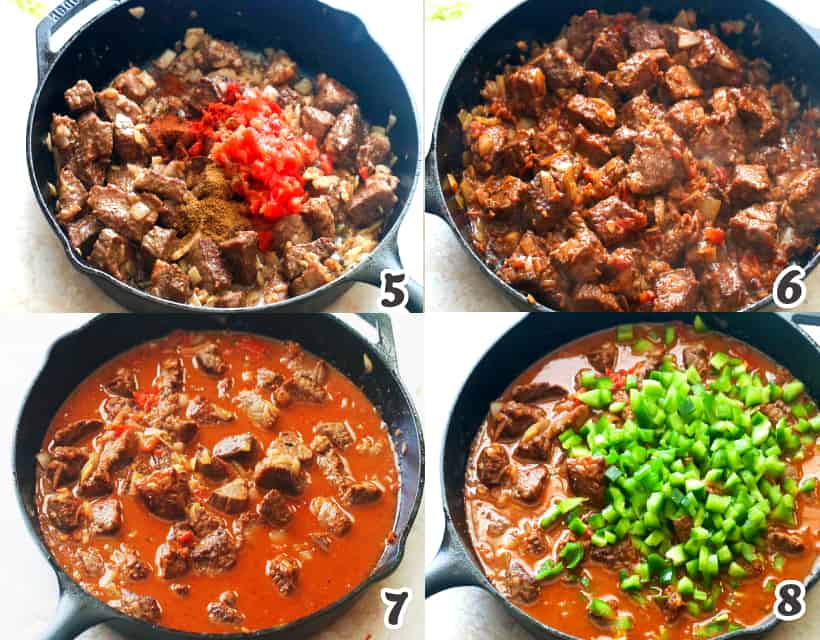 how to make the beef tender in carne guisada