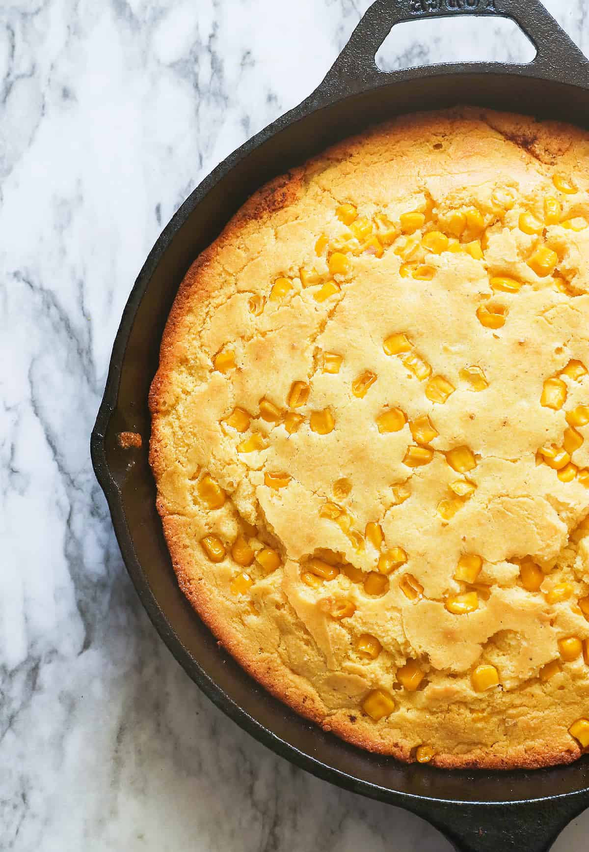 Savory cornbread enhanced with real corn