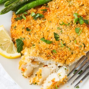 Parmesan crusted tilapia