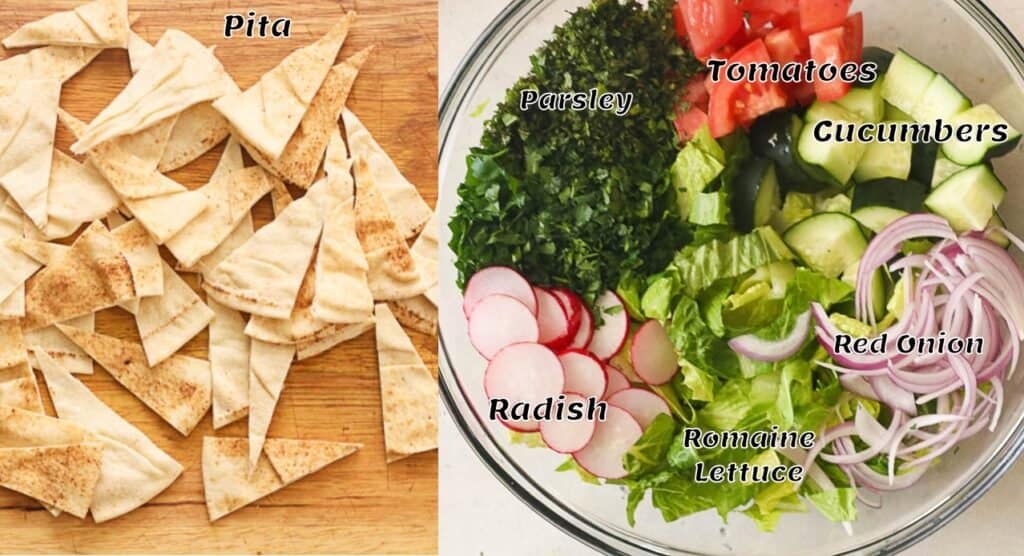 What it takes to make fattoush