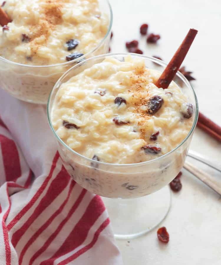 Arroz con Leche and Raisins