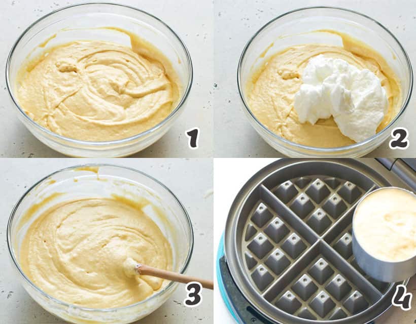 Finish the batter and make your buttermilk waffles