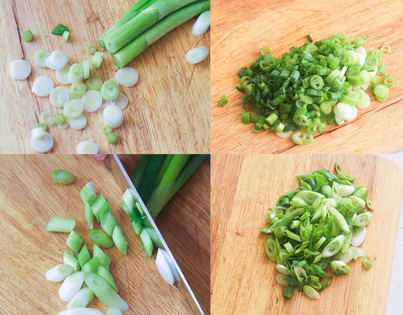 How To Cut Green Onions