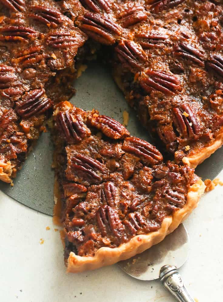 Pecan Pie with Chocolate Chips