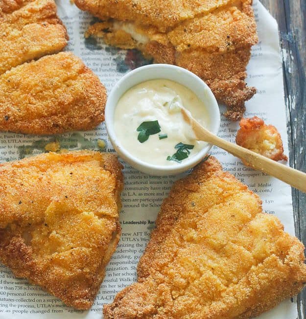 Southern Fried Cat Fish with tartar sauce