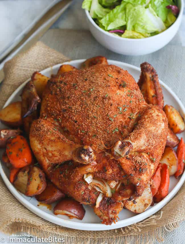 Cajun Whole Roast Chicken 