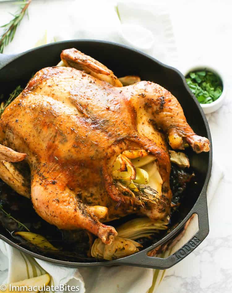 Fresh roasted chicken