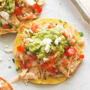 Chicken Tostadas