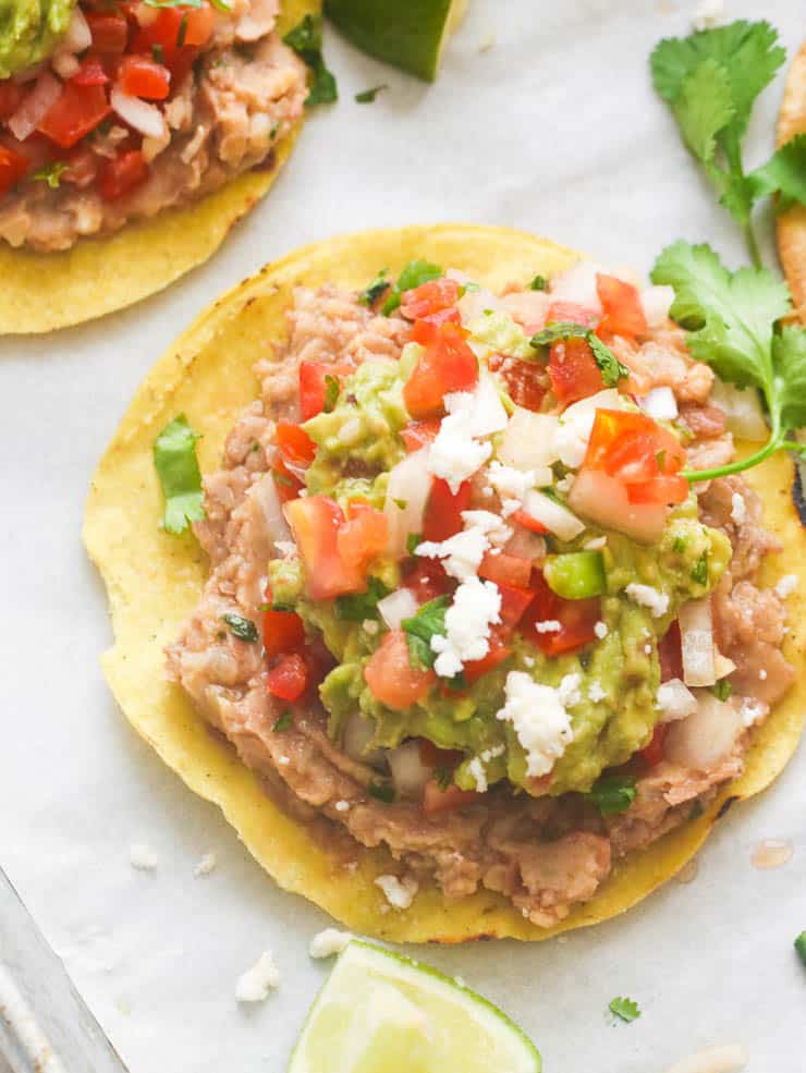 Chicken Tostadas