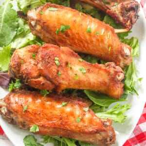 Freshly fried turkey wings for the perfect appetizer or main course