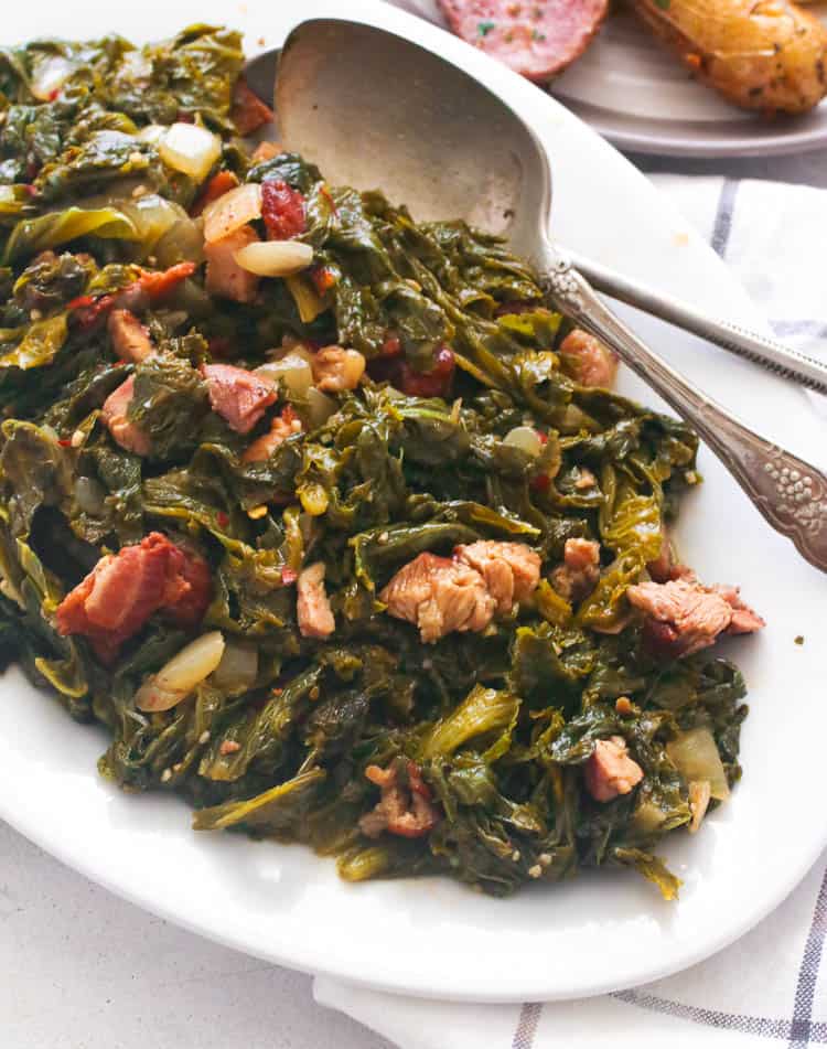 Mustard Greens ready to serve up for a classic soul food feast