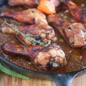 Oven-Baked Jamaican Jerk Chicken Legs