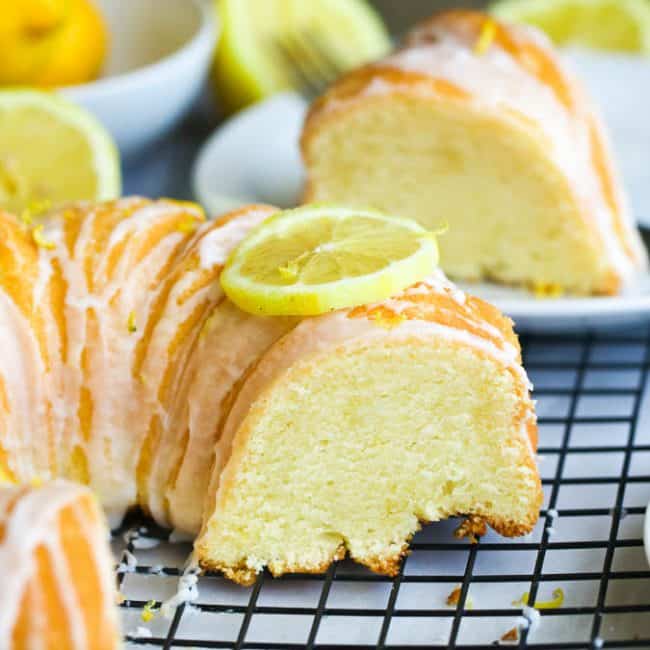 Lemon Sour Cream Pound Cake