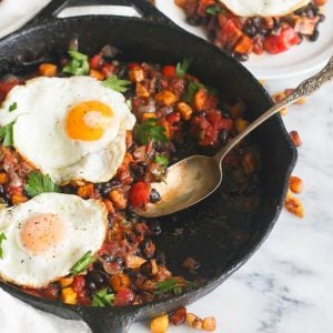 Sweet Plantain Hash & Eggs