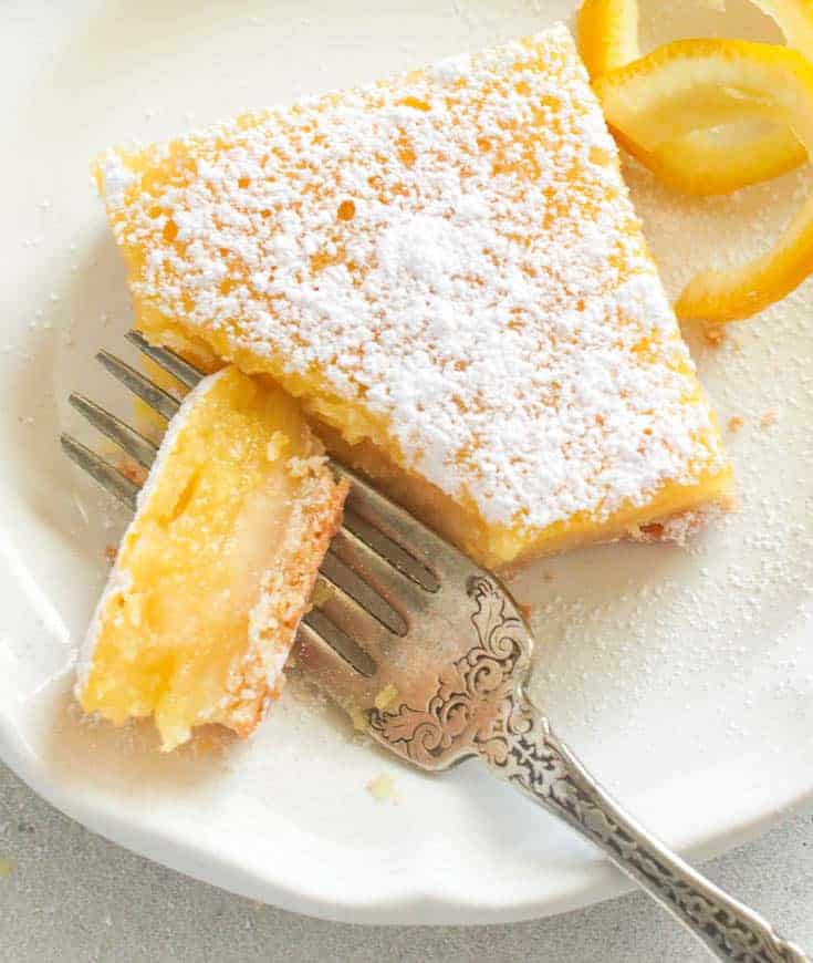 Enjoy lemon bars