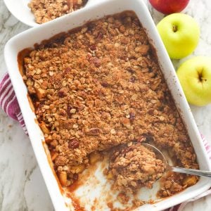 Freshly Baked Apple Crumble