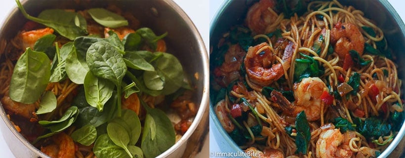 Shrimp Spinach Pasta.3