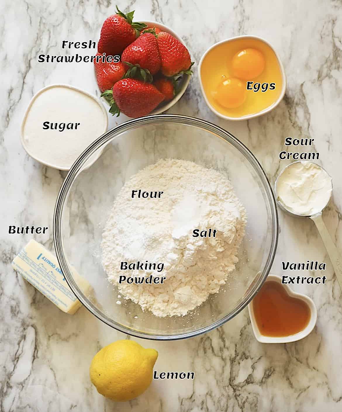 Recipe ingredients