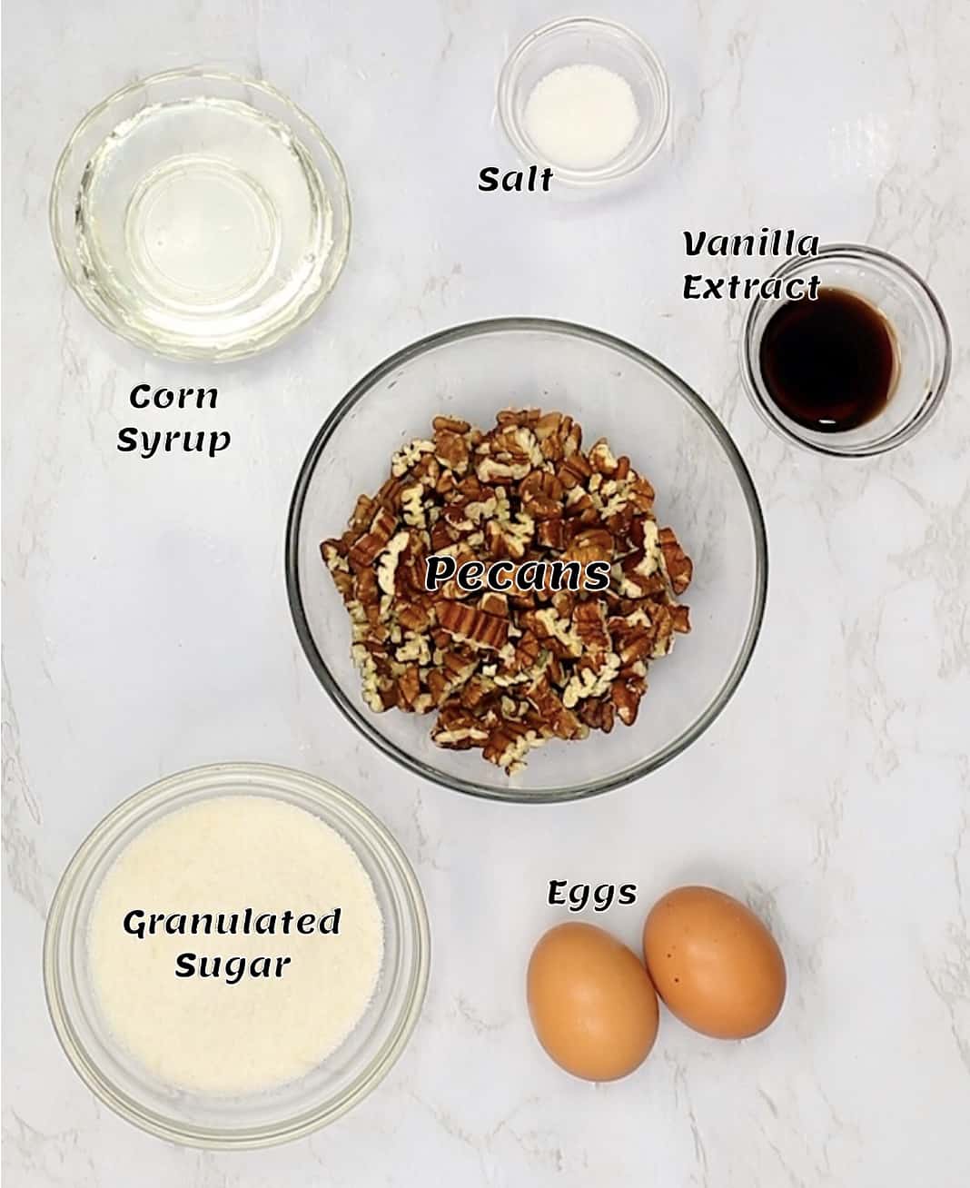 Sweet Potato Pecan Pie Topping Ingredients