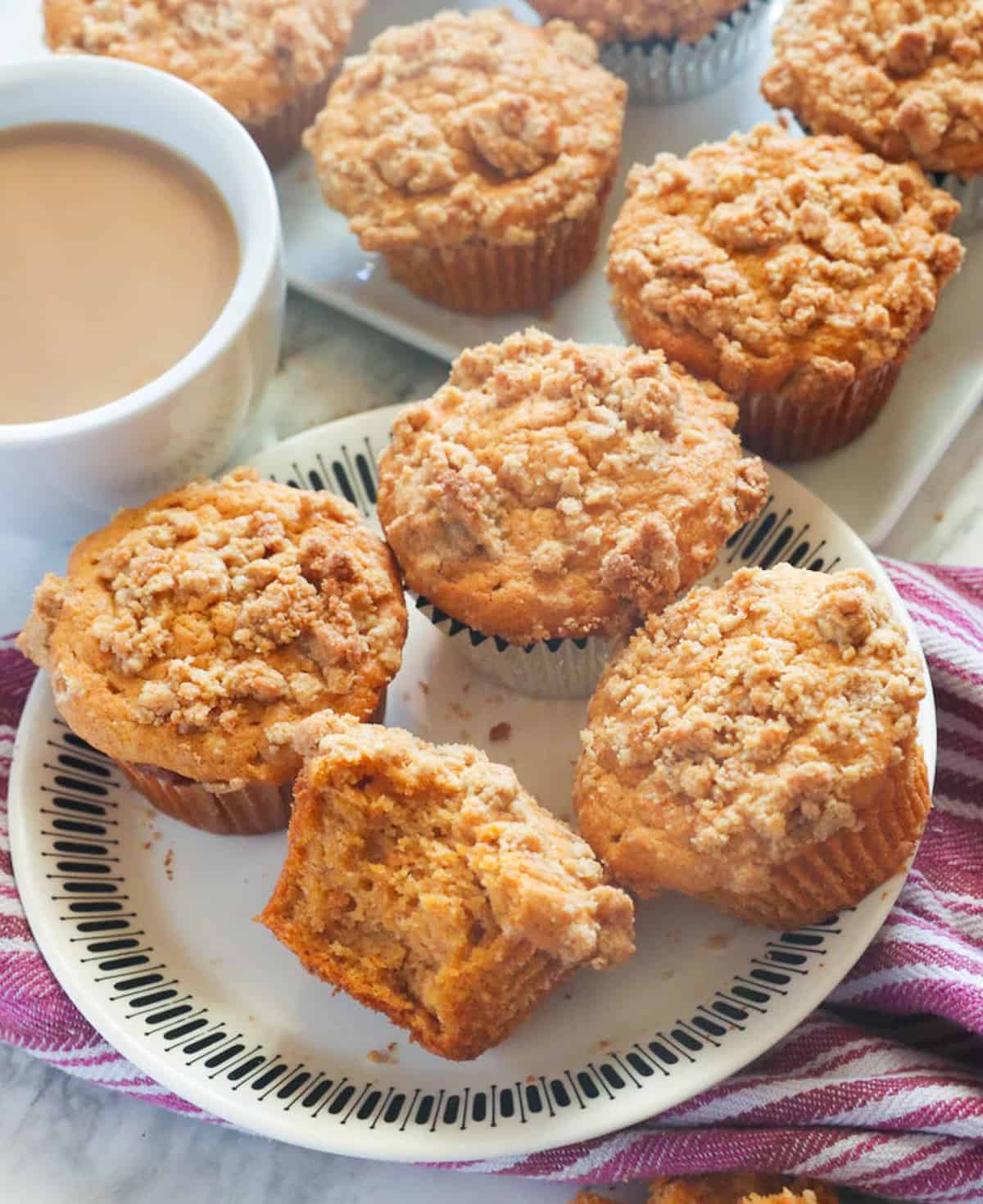 Enjoy sweet potato muffins